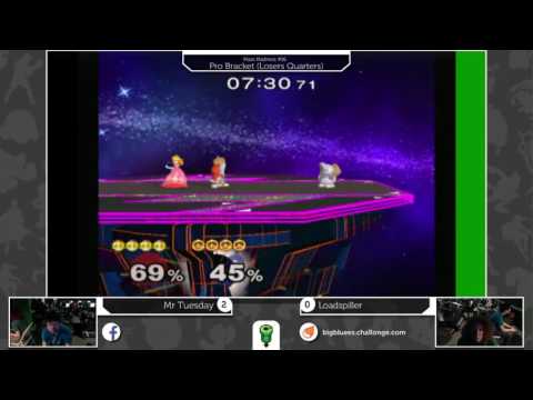 MM16 SSBM Pro Bracket LQF - Mr. Tuesday (Peach) vs. Loadspiller (ICs)