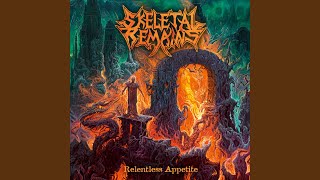 Kadr z teledysku Relentless Appetite tekst piosenki Skeletal Remains