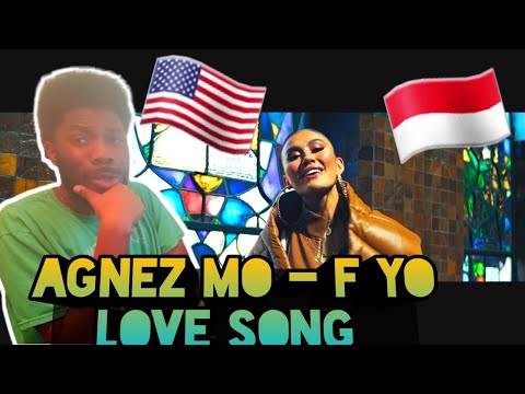 AMERICAN 🇺🇸REACTS TO INDONESIAN SINGER| AGNEZ MO - F Yo Love Song (Official Music Video)