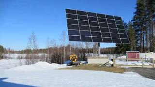 preview picture of video 'Solföljare - solceller som ger solenergi | AlterHedens, Piteå, Norrbotten'
