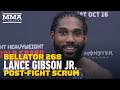 Lance Gibson Jr. On TKO Of Raymond Pina: ‘I Was Bred For Violence’ | Bellator 268 | MMA Fighting
