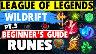 League of Legends Wild Rift 【RUNES】 BEGINNER