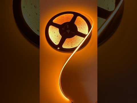 Преміум LED стрічка COB 24V 10W 1000Lm CRI90 8 mm екстра тепла Бурштинова