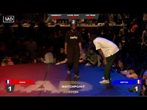 RUBIX VS KEFTON - Battle BAD 2022 - HIP-HOP Final