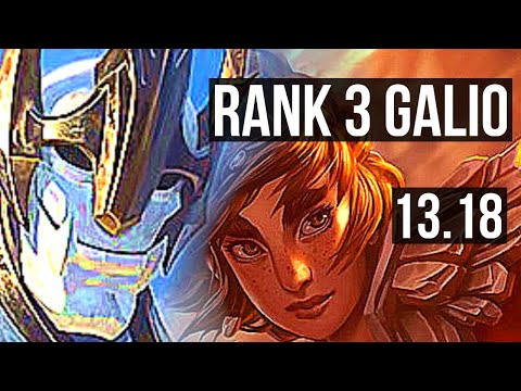 GALIO vs TALIYAH (MID) | Rank 3 Galio, 12/1/6, Legendary | TR Challenger | 13.18
