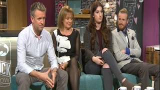 Our TV appearance on the Six O Clock Show