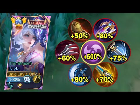 TOP 1 GLOBAL LAYLA NEW 1 SHOT BUILD 2026 INSTANT DELETE!! (layla best build 2026)