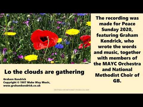 Lo the clouds are gathering with words