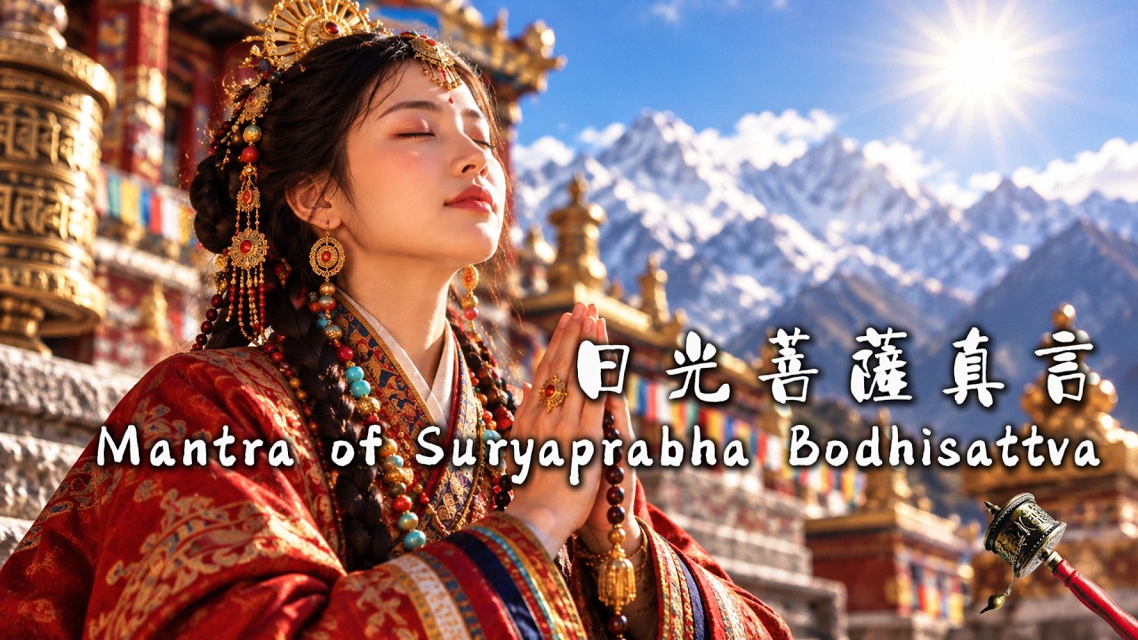 Mantra of Suryaprabha Bodhisattva for Bright and Hope｜日光菩薩真言：照破陰霾，喚醒希望｜Healing Tibetan Music