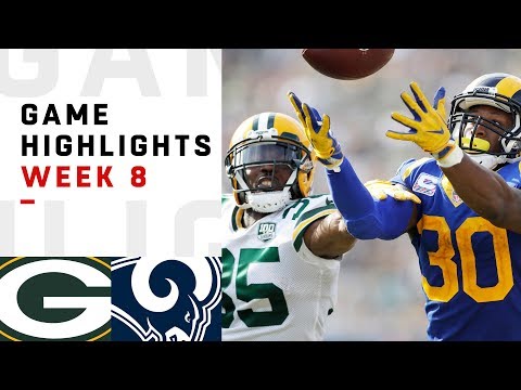 Packers vs. Rams Week 8 Highlights | NFL 2018