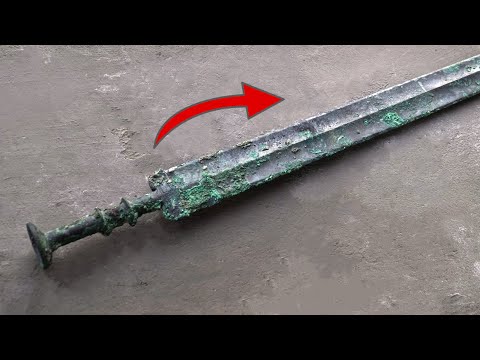 EXTREMELY Corroded Bronze Sword- Crazy Restoration