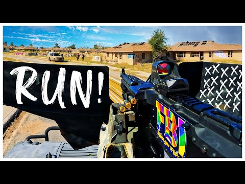 We Brought a Real HUMVEE to an Airsoft Game (LT 240B)