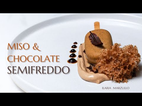 Chocolate & Miso Semifreddo | Plated Dessert