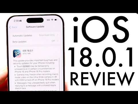 iOS 18.0.1 Review! (Features & Changes)