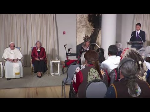 Pope reaffirms apology over residential schools during visit to Quebec