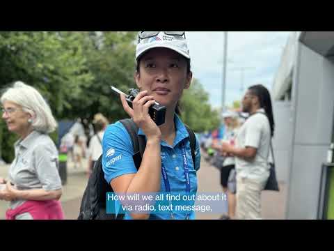 Player Down Drills at the US Open