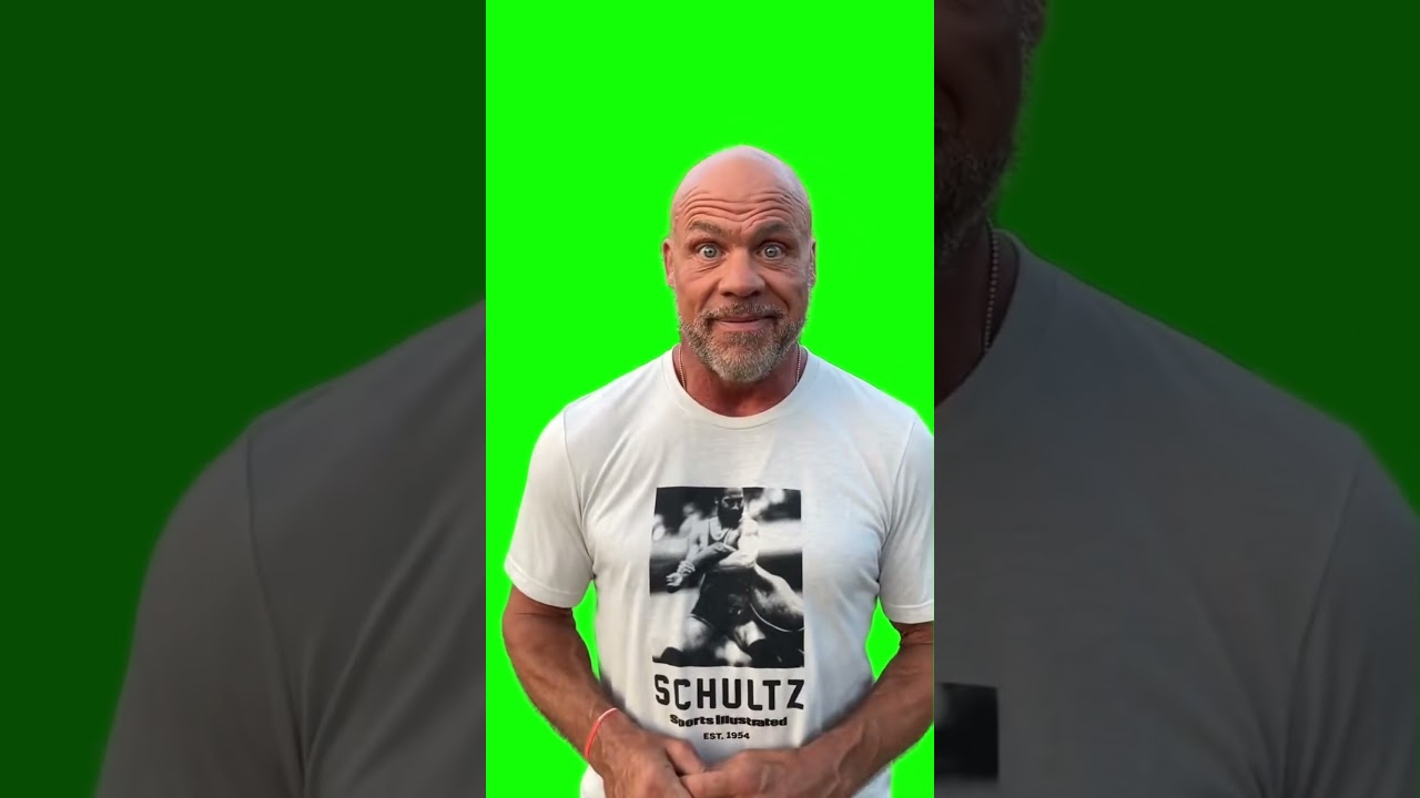 Kurt Angle staring meme green screen #MurdoinkGreenScreen