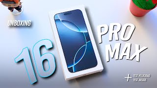 Unboxing ASMR iPhone 16 Pro Max | Test de velocidad y Test de juegos