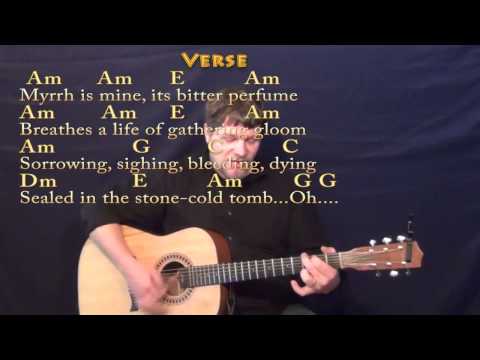 We Three Kings (Christmas) Strum Guitar Cover Lesson in Am with Chords/Lyrics