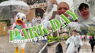 RAINY DAY AT DISNEY'S ANIMAL KINGDOM ft CORRA THE BABY ELEPHANT | Disney World Vlog 2024