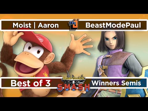 BWS 63 Winners Semis - Moist | Aaron (Diddy Kong) v BeastModePaul (Hero) - CFL SSBU