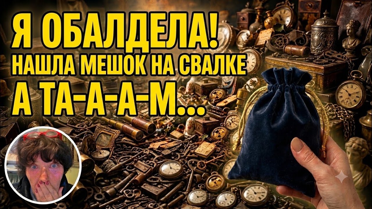 Я ОбАлДеЛа ! Нашла чёрный мешок на свалке а ТАААМ ... Это надо видеть ! Не мусор?