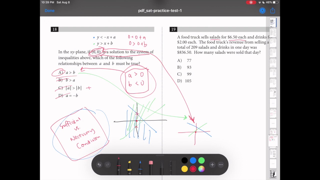 SAT Math Calculator Practice Test 1 | HACK THE SAT