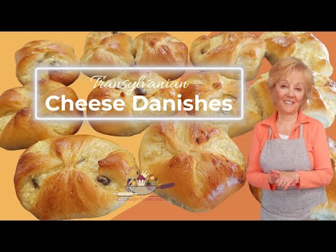 Transylvanian Cheese Danishes - with a delicious creamy filling