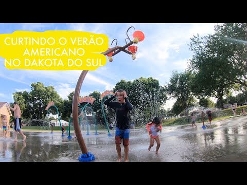 CURTINDO O VERÃO AMERICANO EM SIOUX FALLS, DAKOTA DO SUL (Viajar em Família nos EUA 2020)