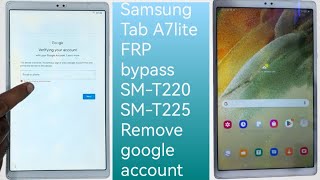Samsung Tab A7 Lite Frp bypass (SM-T220)Sm-t225 frp bypass | Sm-t220 frp bypass