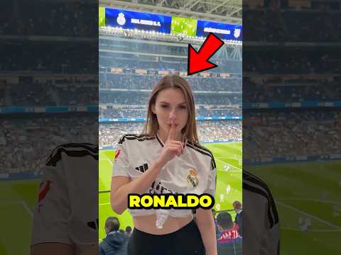 This girl shocked Cristiano Ronaldo with what she did 😳💔#shorts