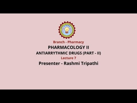 Antiarrhythmic Drugs(Part-2)
