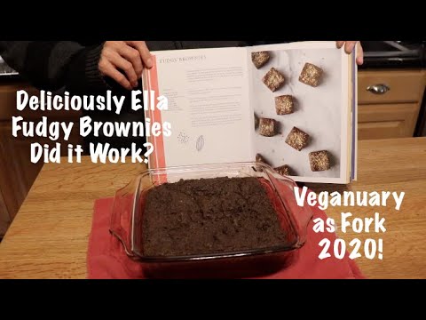 Deliciously Ella Fudgy Brownies - Did it Work? Veganuary as Fork 2020!