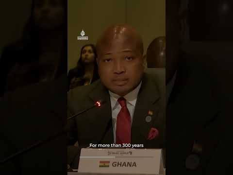 Ghana pushes for slave trade to be declared a crime against Humanity AJ #shorts