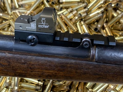 Mounting a DocterSight Red Dot on a Mauser Kar98k (BadAce Tactical NDT Scope Mount)