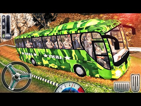 Army Bus Offroad Real Driving - Duty Transport Driver US Soldier - Android GamePlay