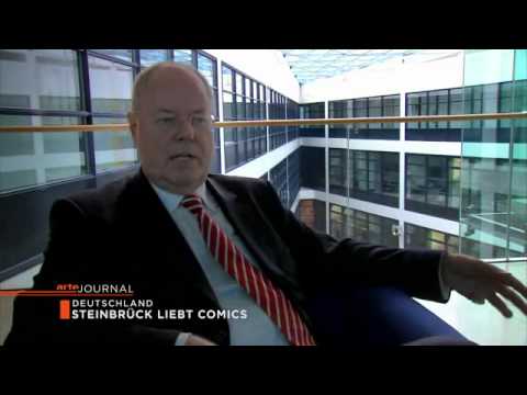 Peer Steinbrück achtet die Kunst der Comiczeichner/innen