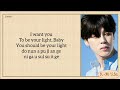 BTS JIMIN Promise Easy Lyrics