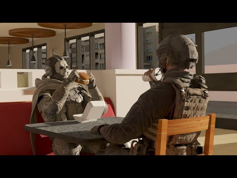 ghost gets a cheeseburger