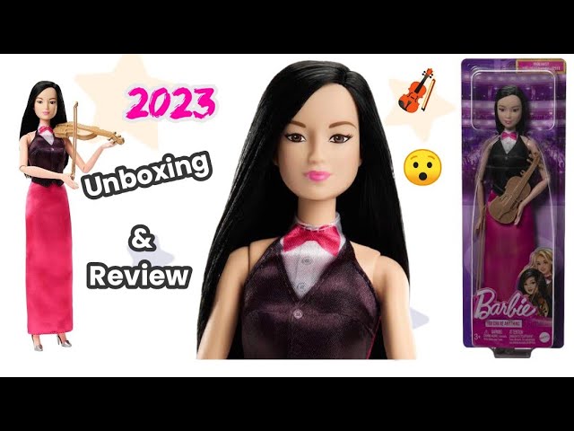 Vídeo relacionado con Barbie Tú Puedes Ser Violinista Muñeca Profesiones con Accesorios, Juguete +3 años (Mattel HKT68)