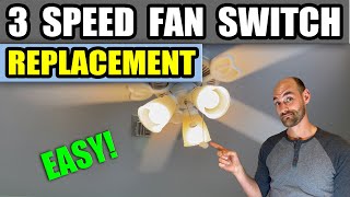 How to Replace a Ceiling Fan Switch (3 Speed)