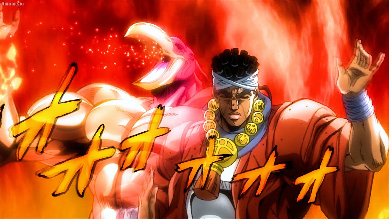 ジョジョ-Avdol used his full potential to finish off Polnareff but failed