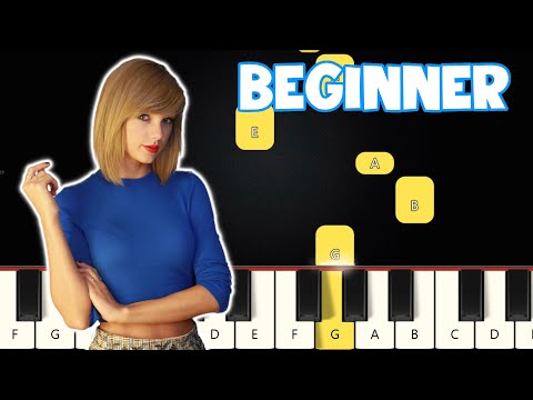 Exile - Taylor Swift ft Bon Iver | Beginner Piano Tutorial | Easy Piano