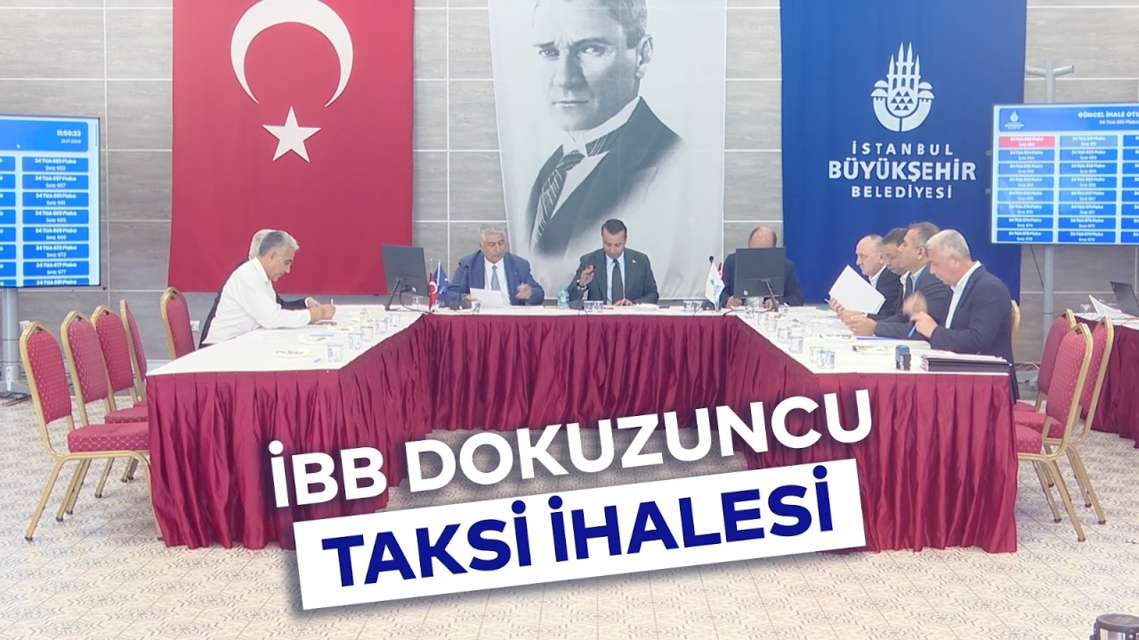 İBB DOKUZUNCU TAKSİ İHALESİ