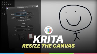 HOW TO RESIZE THE CANVAS WITHOUT SCALING YOUR ART - KRITA TUTORIAL