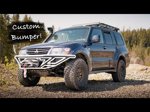 CUSTOM PIPE FRONT BUMPER - [Mitsubishi Montero 2003] Off-roading BUDGET BUILD [Overlanding Build]