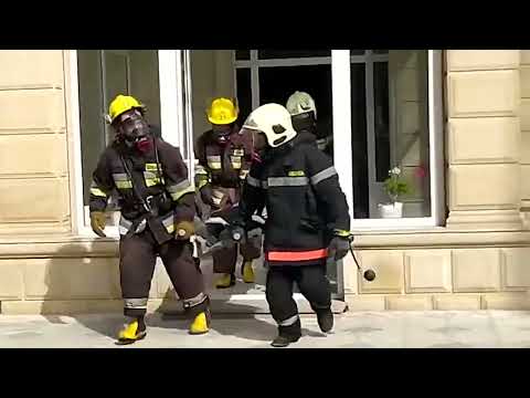 FHN Dövlət Yanğından Mühafizə Xidməti təlim keçirib