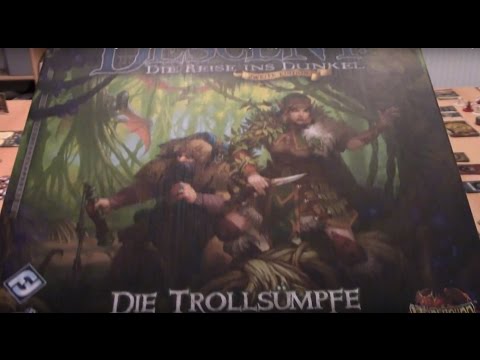 Brettspiel Descent 2. Edition - Erweiterung Trollsümpfe - Überblick + Kurzanleitung - 2-5 Spieler