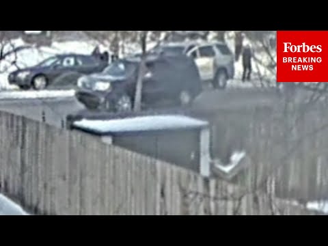 Surveillance Video Shows Moments Preceding Deadly ICE Shooting In Minneapolis, Minnesota