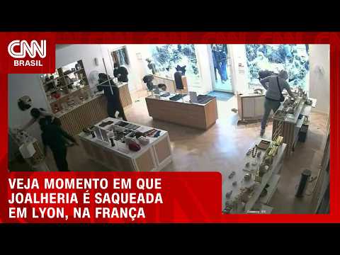 Joalheria é saqueada em Lyon, na França, durante protestos violentos; veja | CNN BRASIL